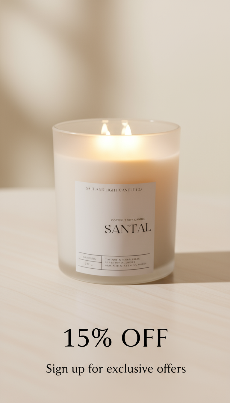 Luxury Eco Friendly Scented Coconut Soy Wax Candles