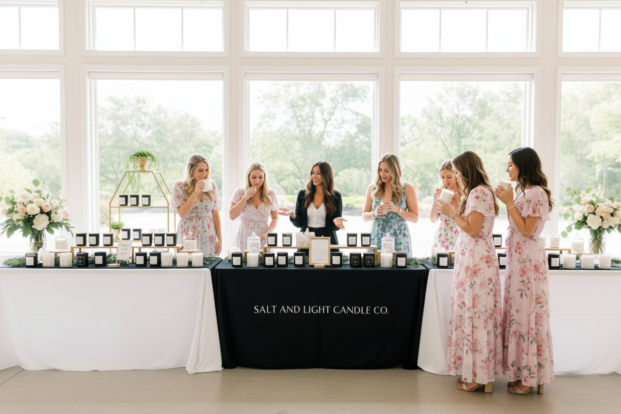 Owner at Bridal Shower Candle Bar