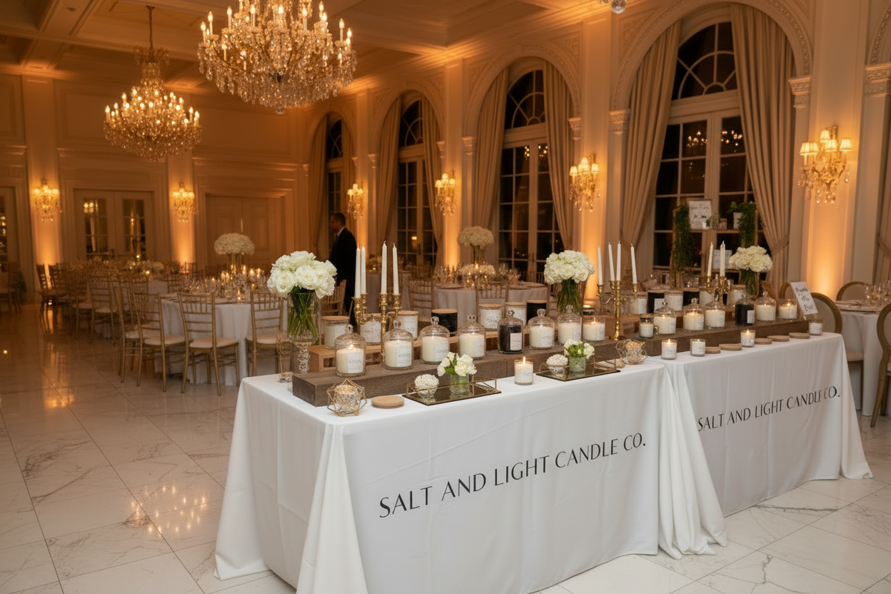 Pristine Candle Bar Display